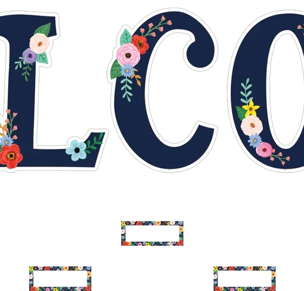 Wildflowers Welcome Bulletin Board