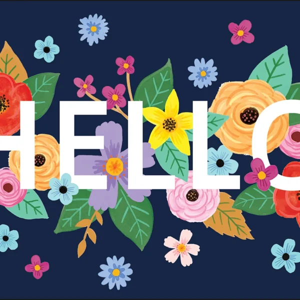 Wildflowers Hello Postcards