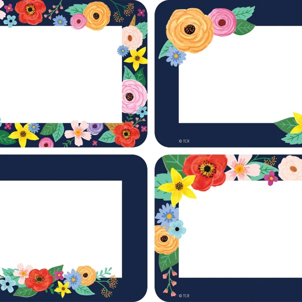 Wildflowers Name Tags/Labels - Multi-Pack