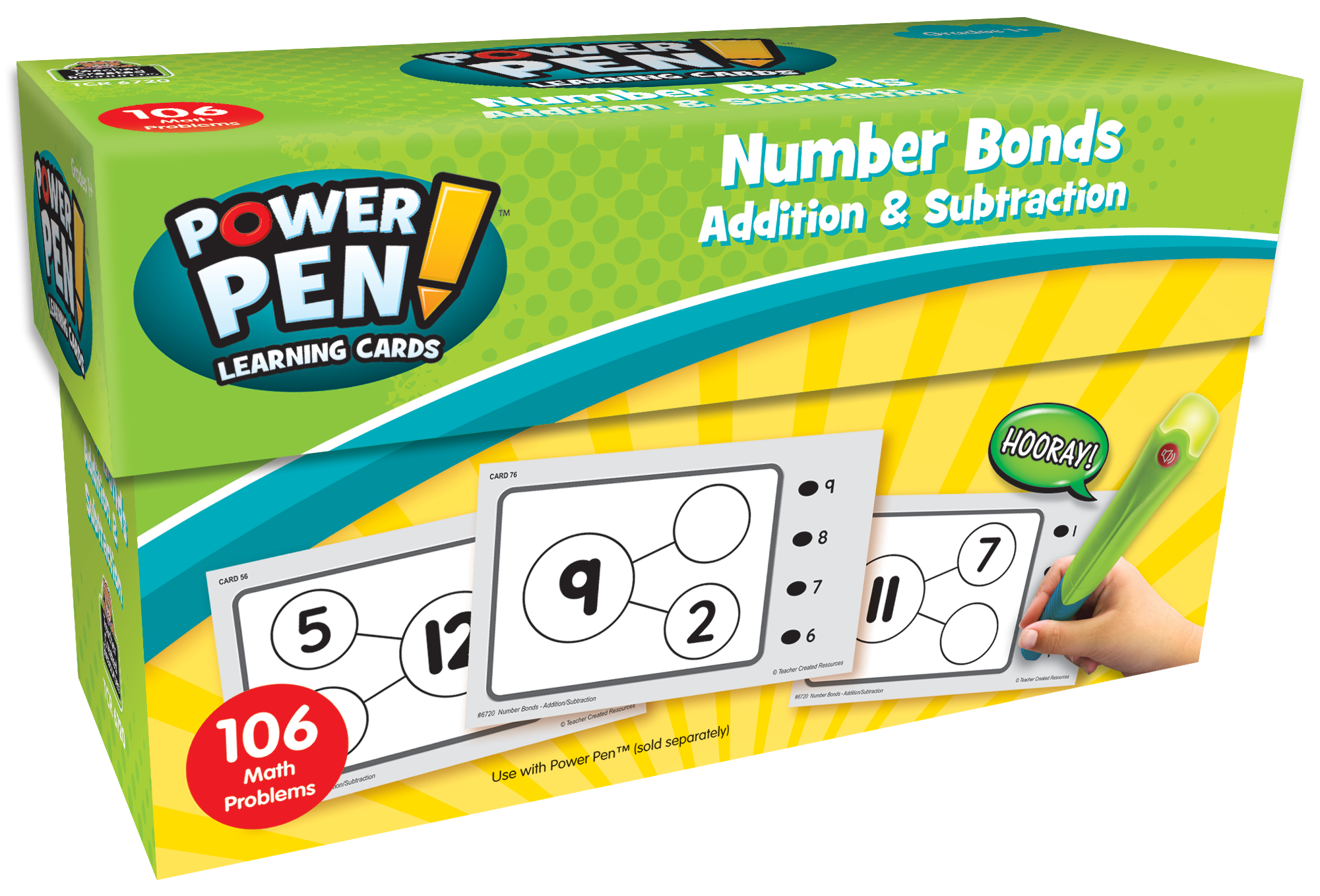 Power Pen Learning Cards: Number Bonds - Addition & Subtractio