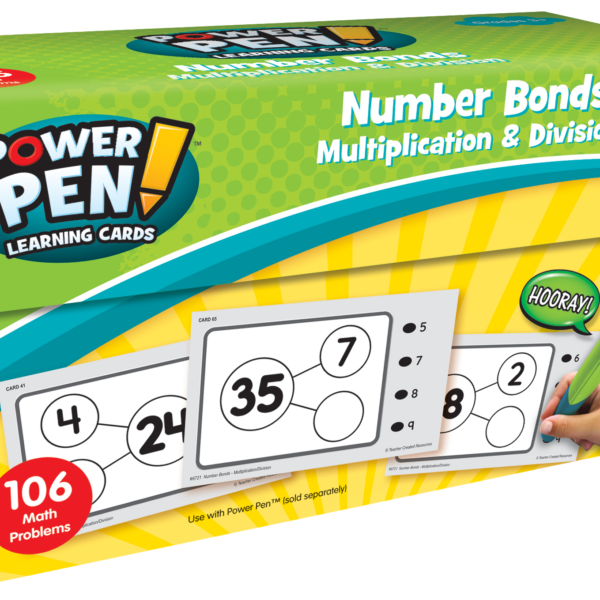 Power Pen Learning Cards: Number Bonds - Multiplication & Divisio