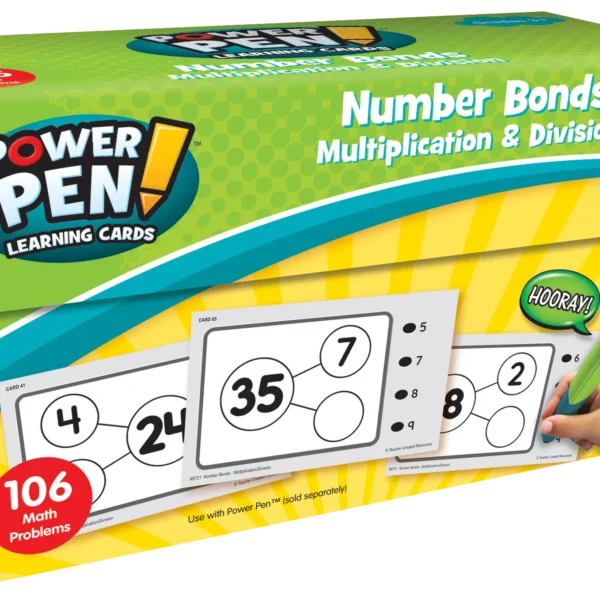 Power Pen Learning Cards: Number Bonds - Multiplication & Divisio