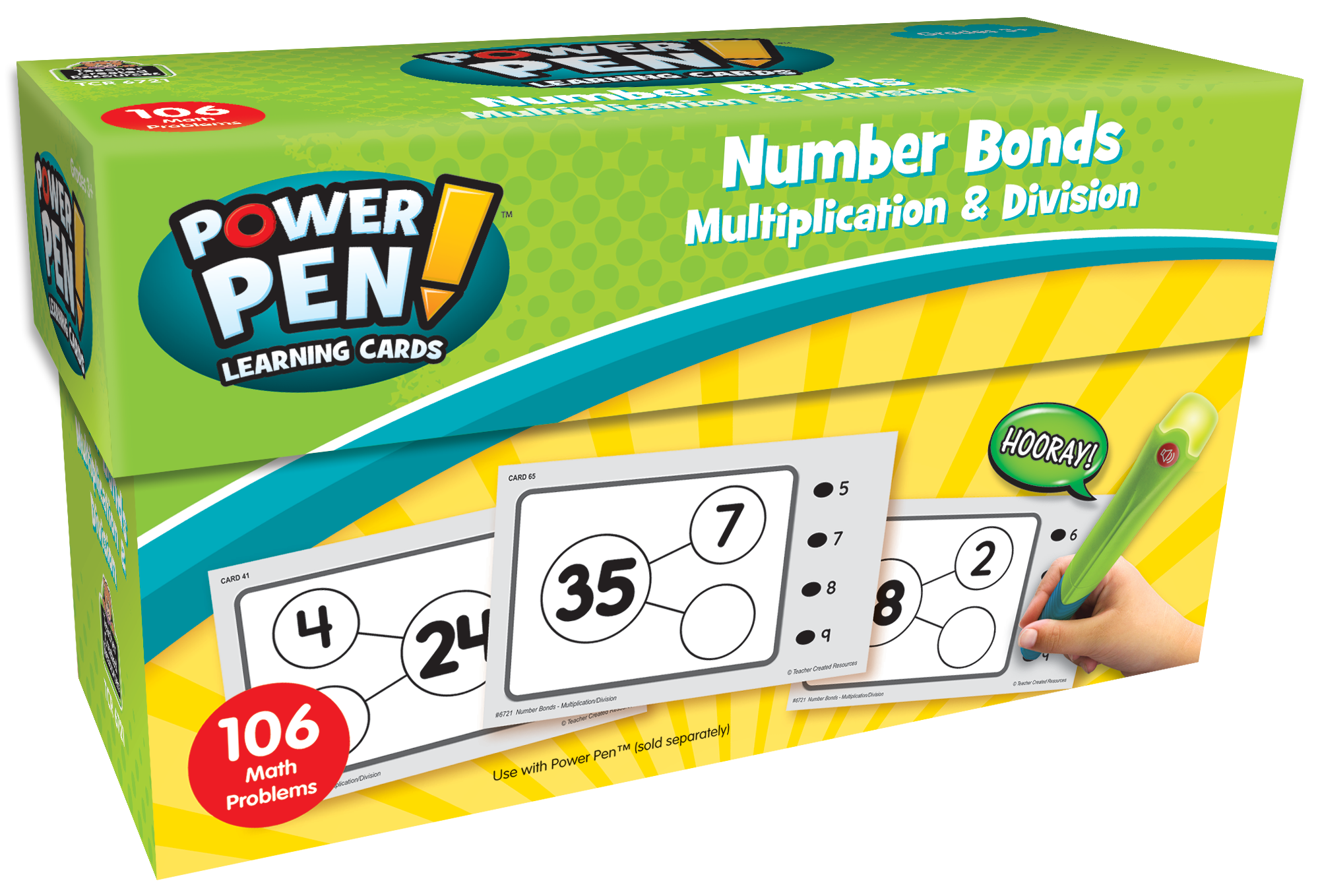 Power Pen Learning Cards: Number Bonds - Multiplication & Divisio