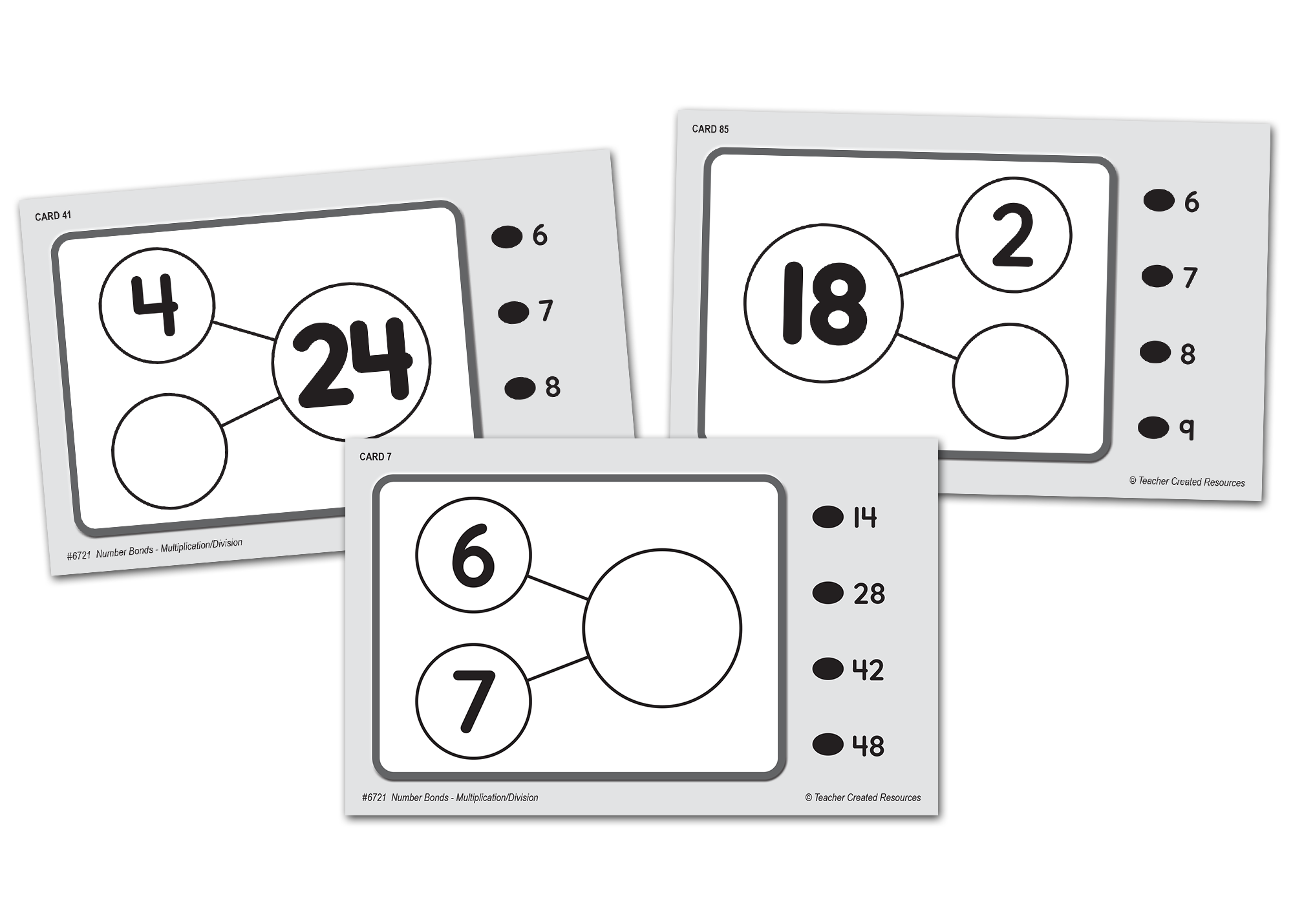 Power Pen Learning Cards: Number Bonds - Multiplication & Divisio - Image 2