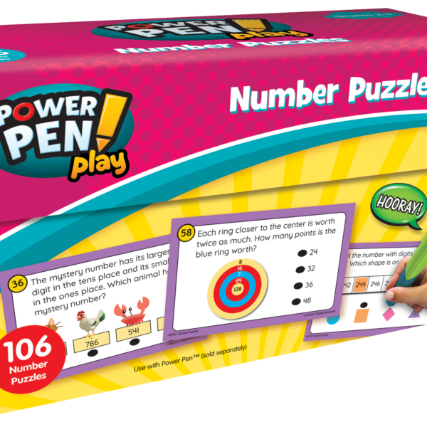 Power Pen Play: Number Puzzles (Gr. 2-3)