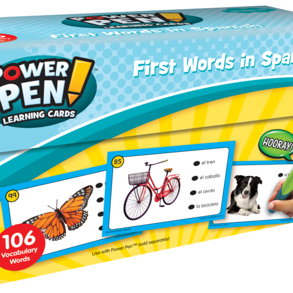 Power Pen Learning Cards: First Words in Spanis