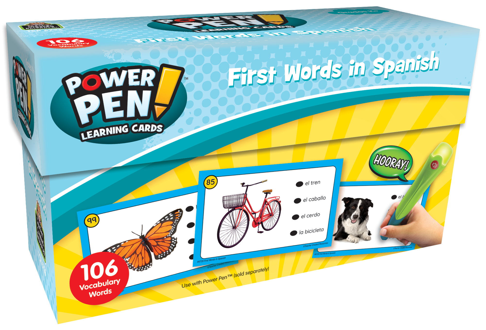 Power Pen Learning Cards: First Words in Spanis