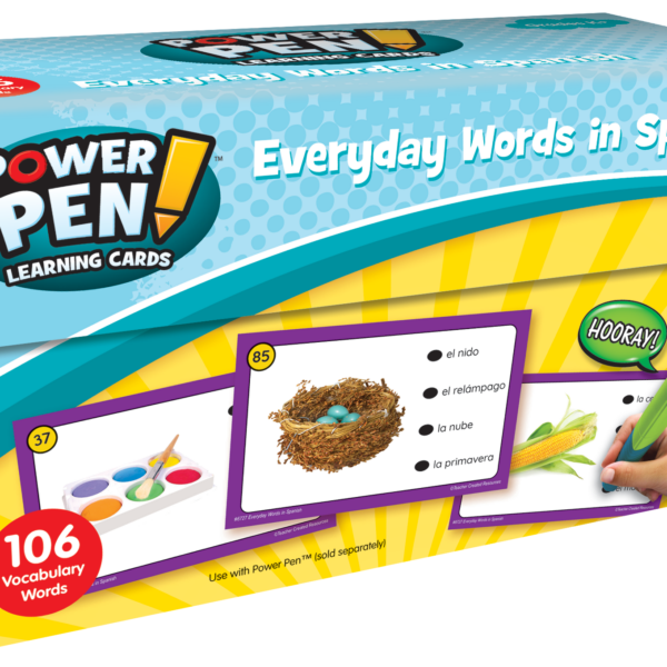 Power Pen Learning Cards: Everyday Words in Spanis