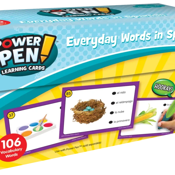 Power Pen Learning Cards: Everyday Words in Spanis