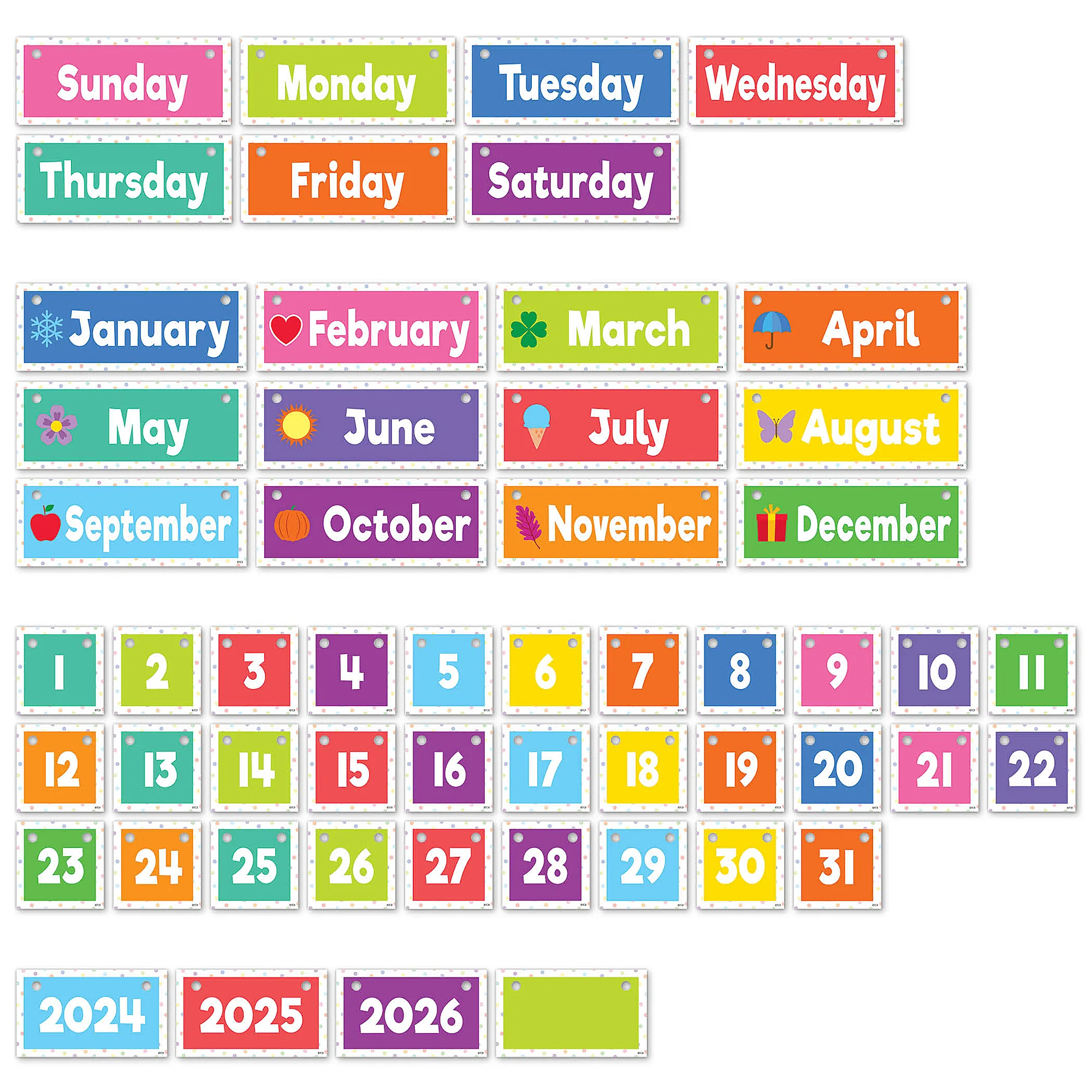 Colorful Flip Calendar - Image 2