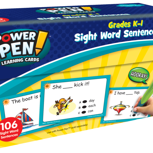 Power Pen Learning Cards: Sight Word Sentence