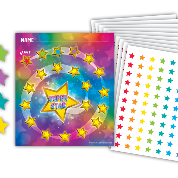 Super Star Reward Trackers with Stickers