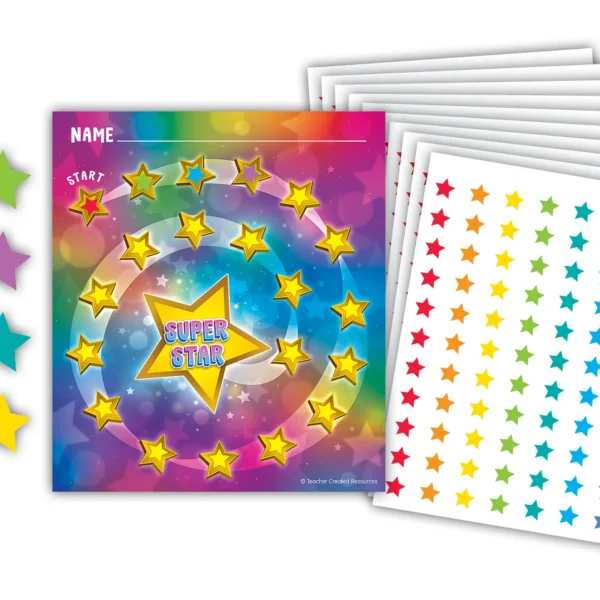 Super Star Reward Trackers with Stickers