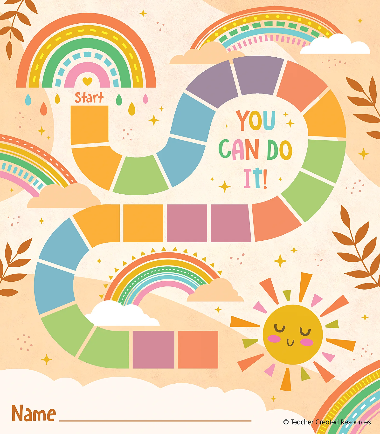 Sunshine Rainbow Reward Trackers with Stickers - Image 2