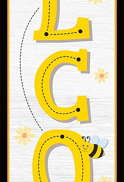 Buzzing Bees Welcome Banner