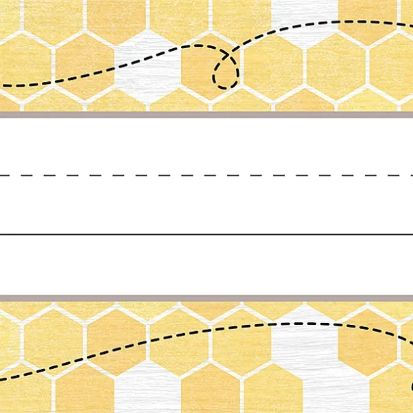 Buzzing Bees Flat Name Plates