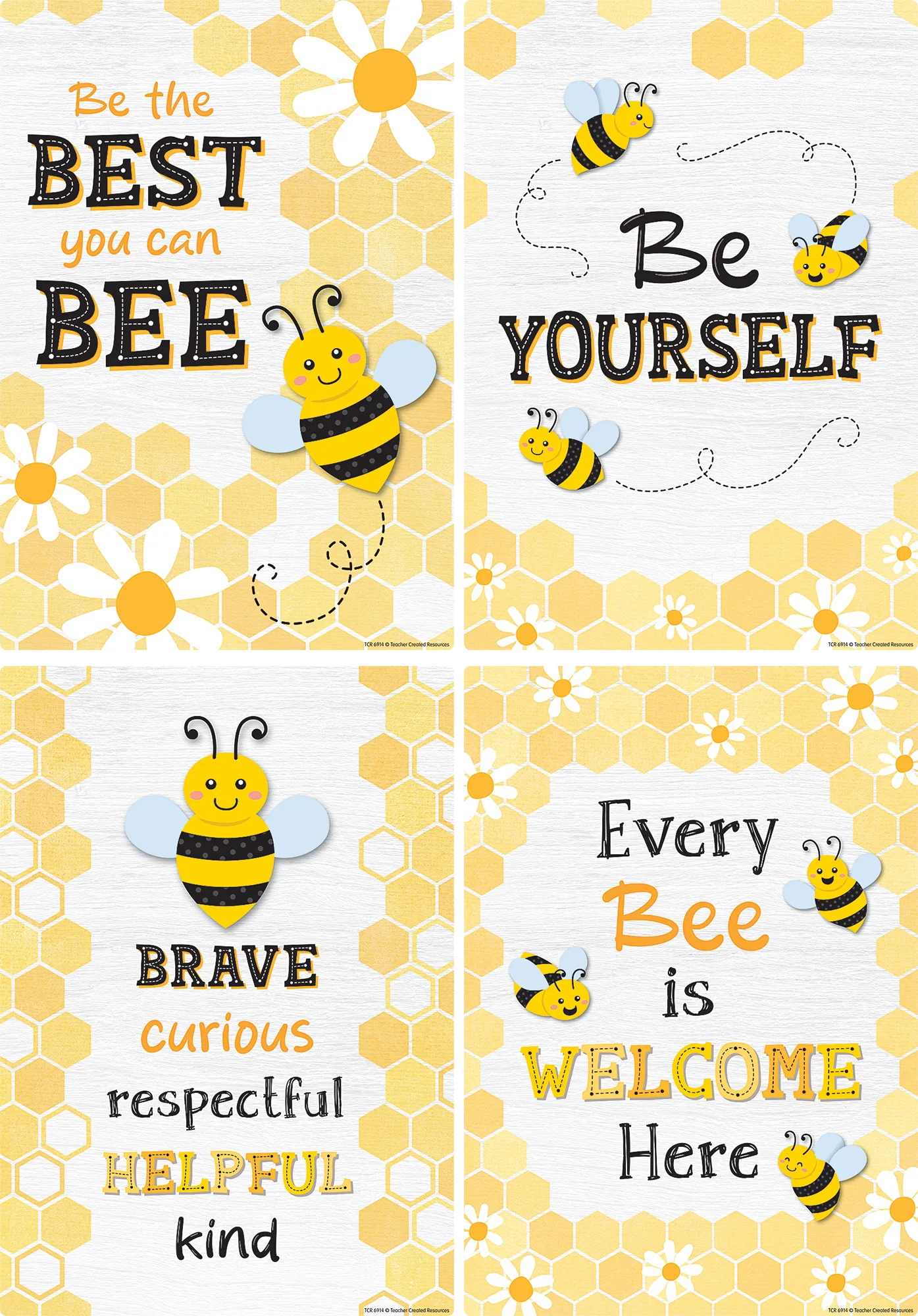 Buzzing Bees Positive Sayings Small Poster Pack - Image 2
