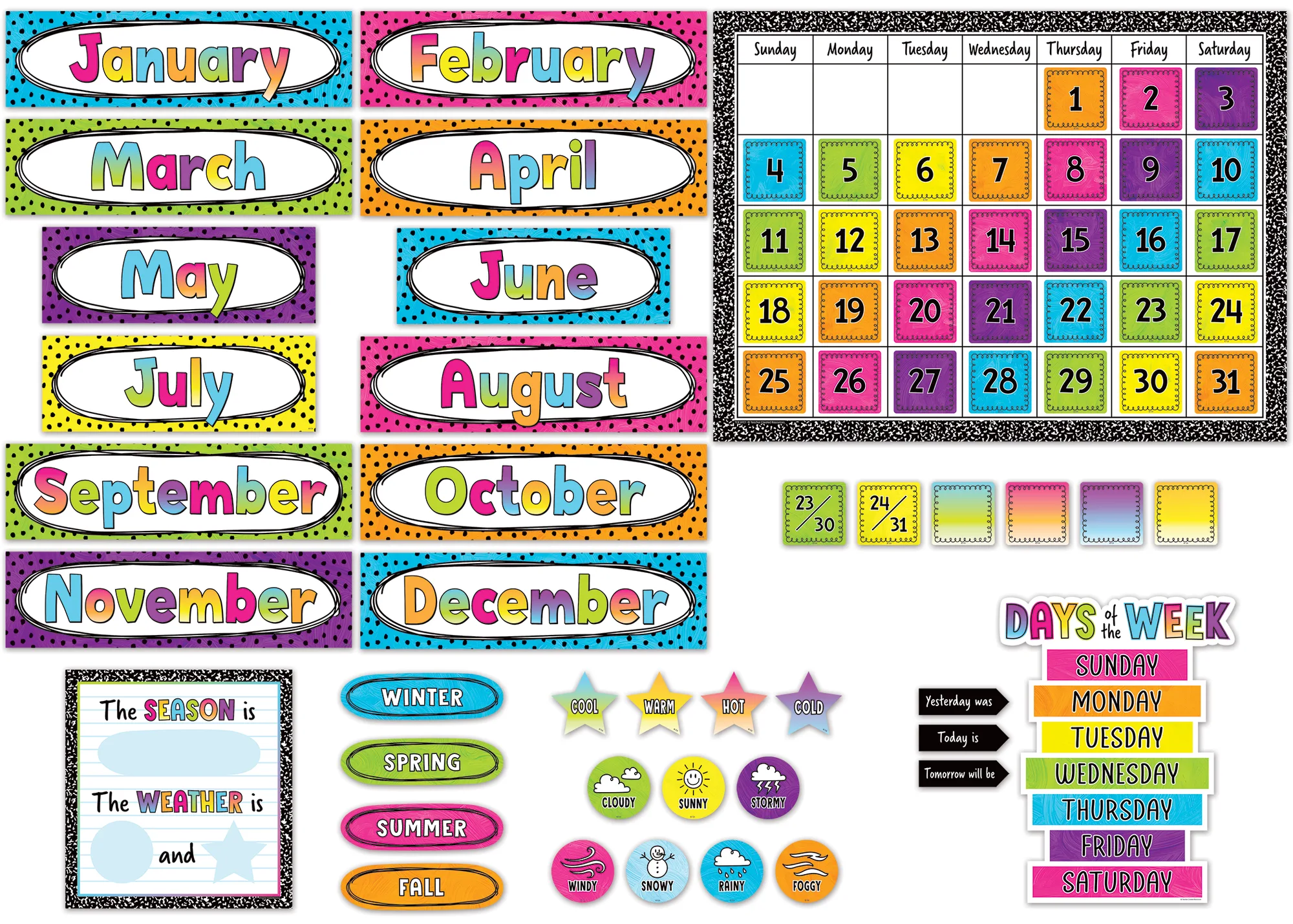 Brights 4Ever Calendar Bulletin Board - Image 2