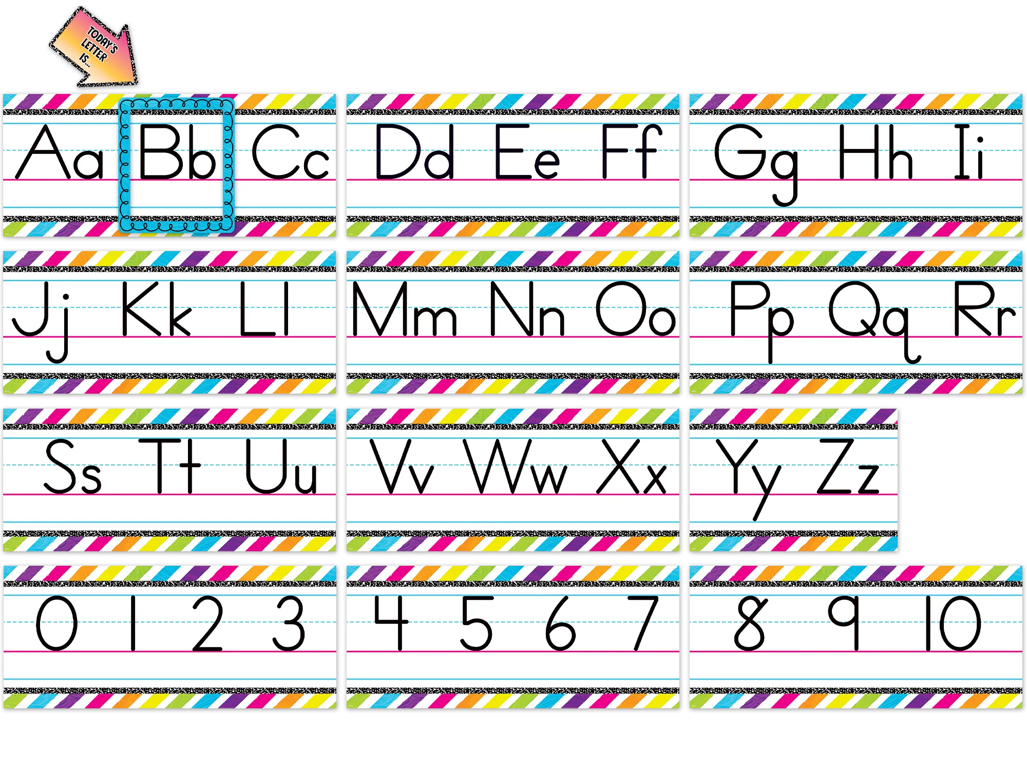 Brights 4Ever Alphabet Line Bulletin Board - Image 2