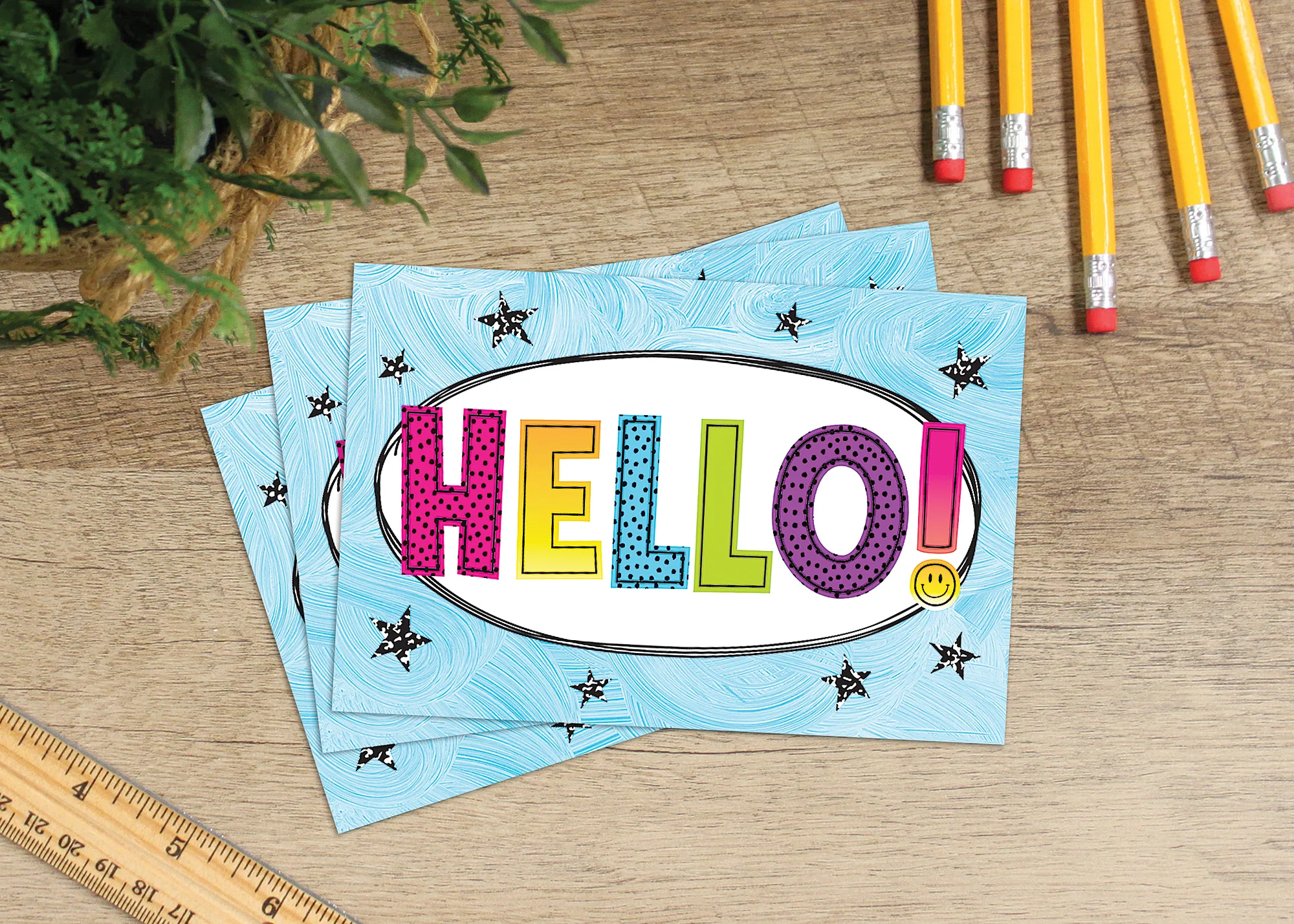 Brights 4Ever Hello Postcards - Image 2