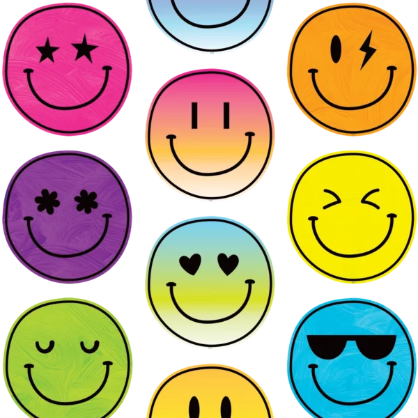 Brights 4Ever Smiley Faces Accents