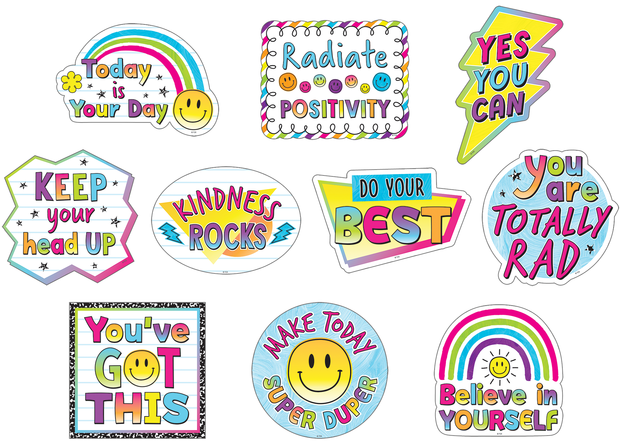 Brights 4Ever Positive Sayings Accents