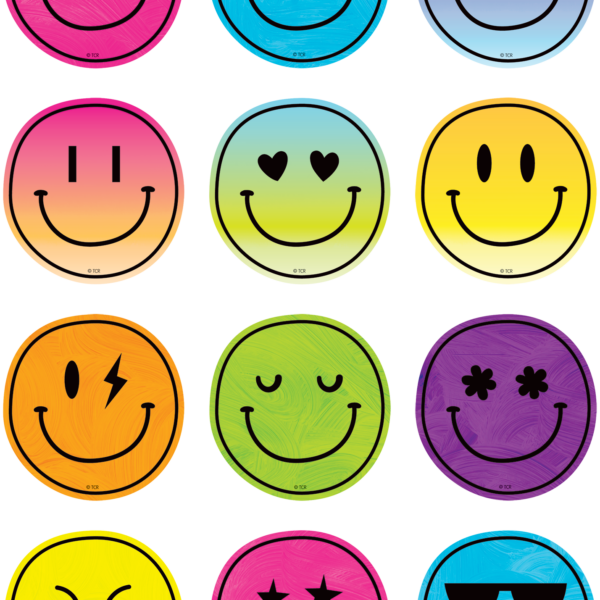 Brights 4Ever Smiley Faces Mini Accents