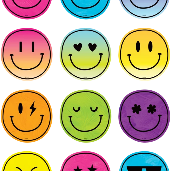Brights 4Ever Smiley Faces Mini Accents