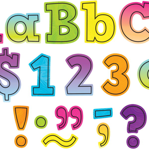 Brights 4Ever Bold Block 4" Letters Combo Pack