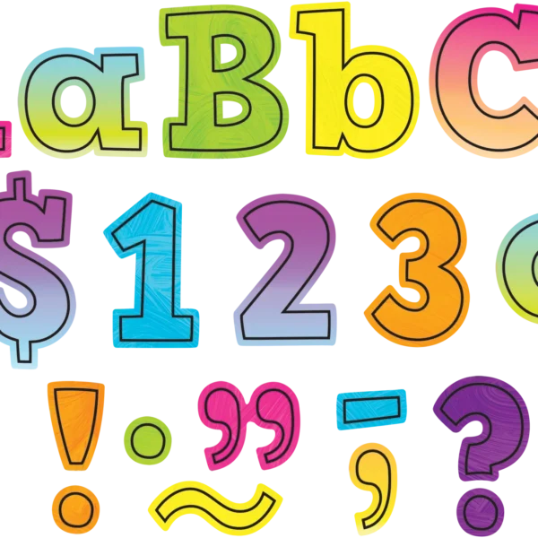 Brights 4Ever Bold Block 4" Letters Combo Pack