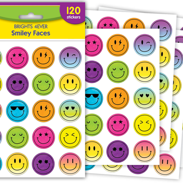 Brights 4Ever Smiley Faces Stickers