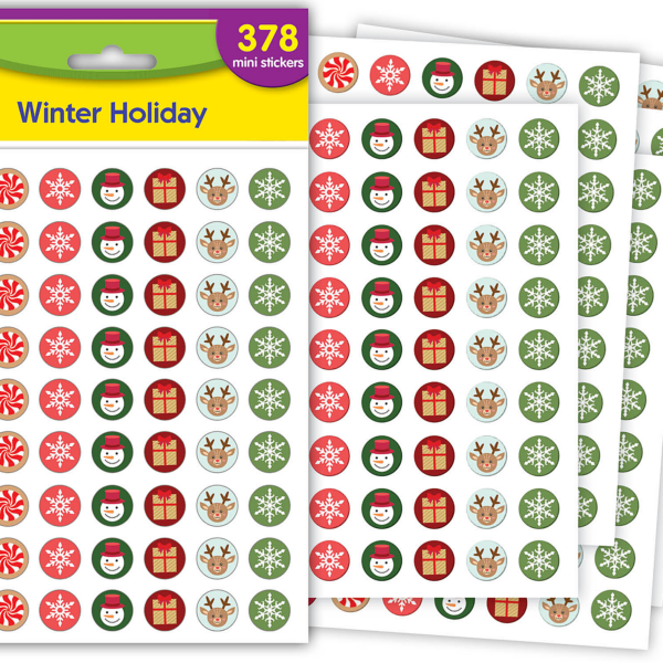 Winter Holiday Mini Stickers