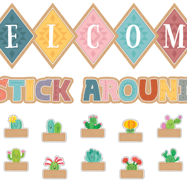 Happy Cactus Crew Welcome Bulletin Board