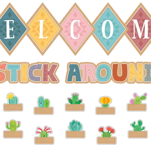 Happy Cactus Crew Welcome Bulletin Board