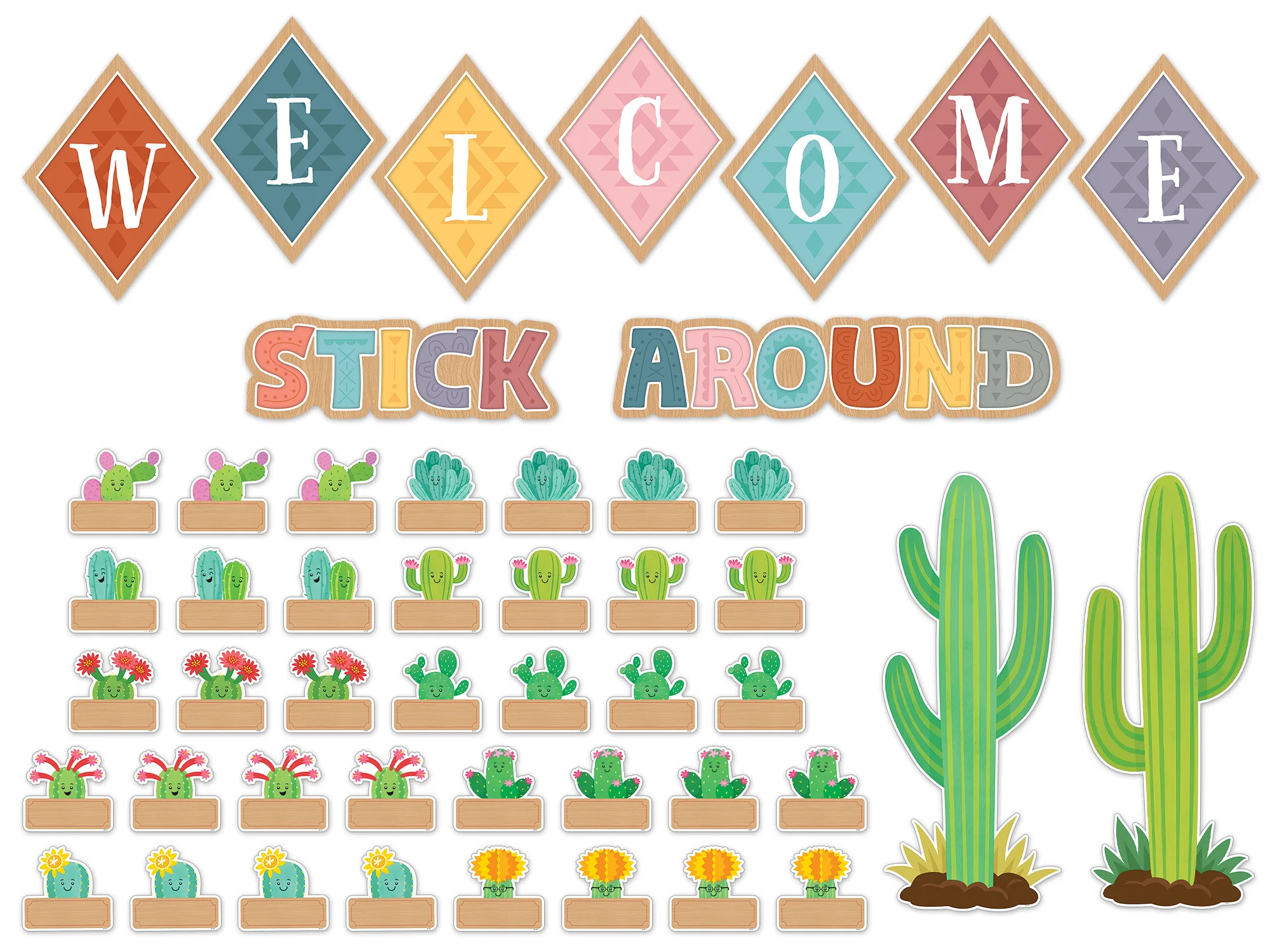 Happy Cactus Crew Welcome Bulletin Board - Image 2