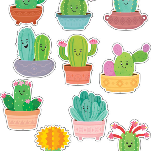 Happy Cactus Crew Accents