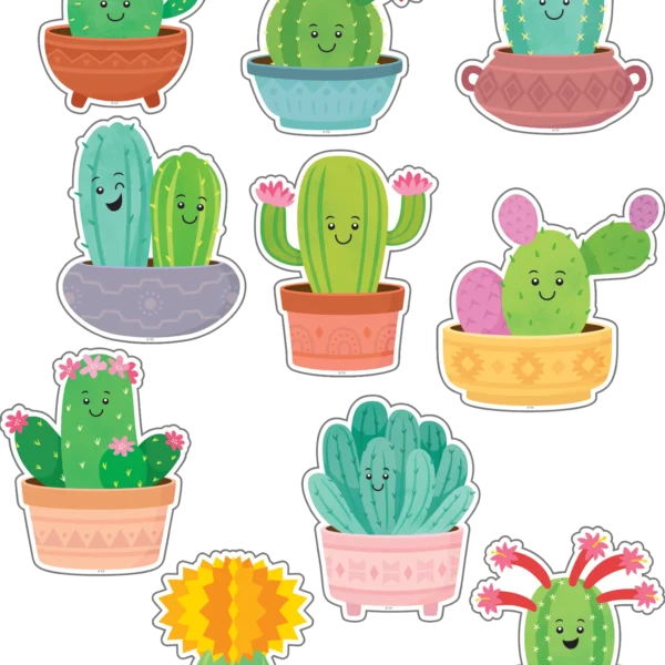 Happy Cactus Crew Accents