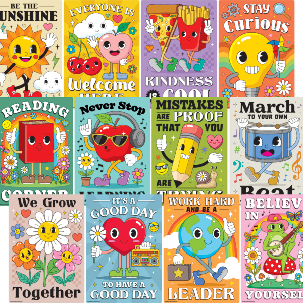 Retro Fun Small Poster Pack