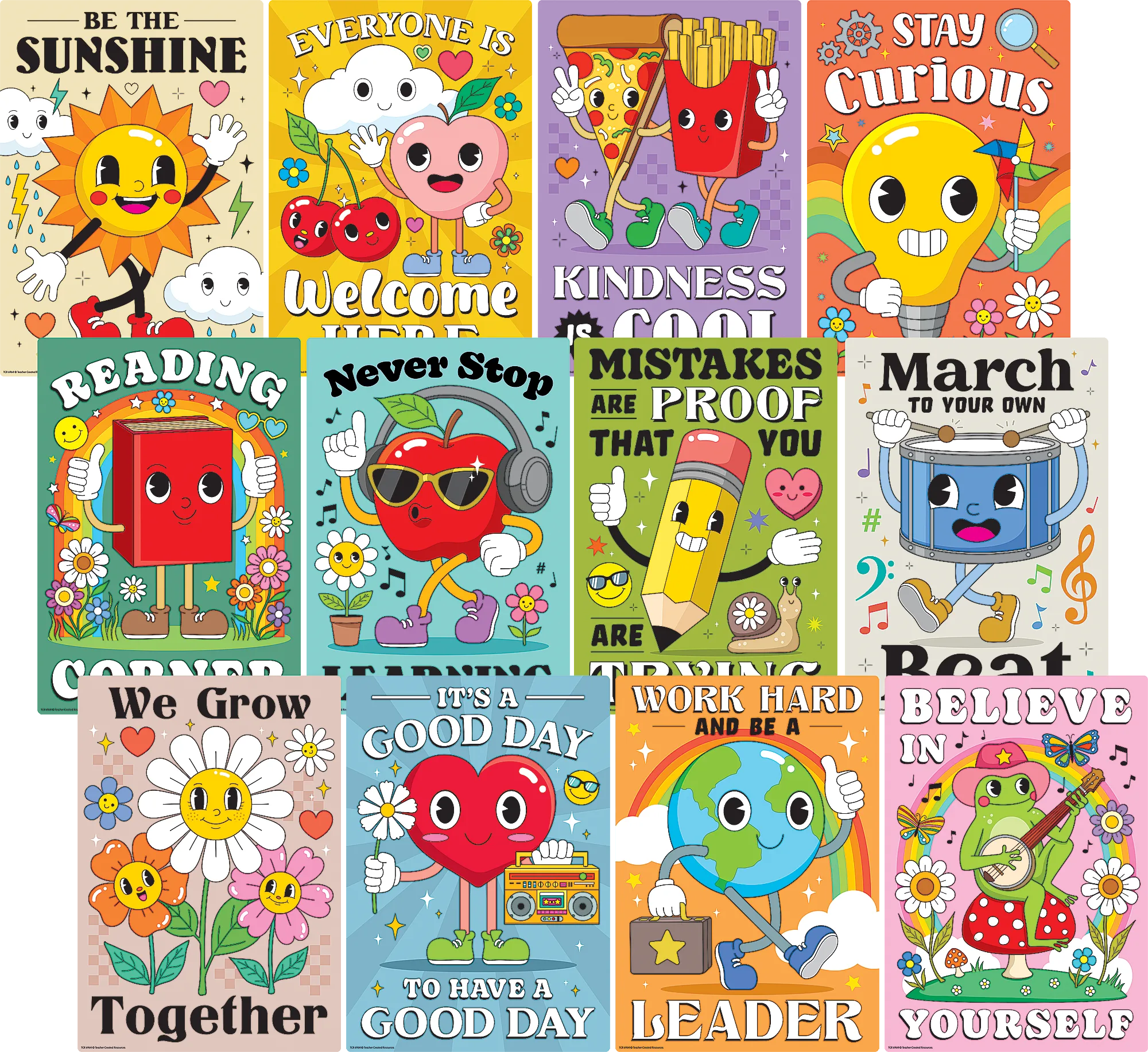 Retro Fun Small Poster Pack