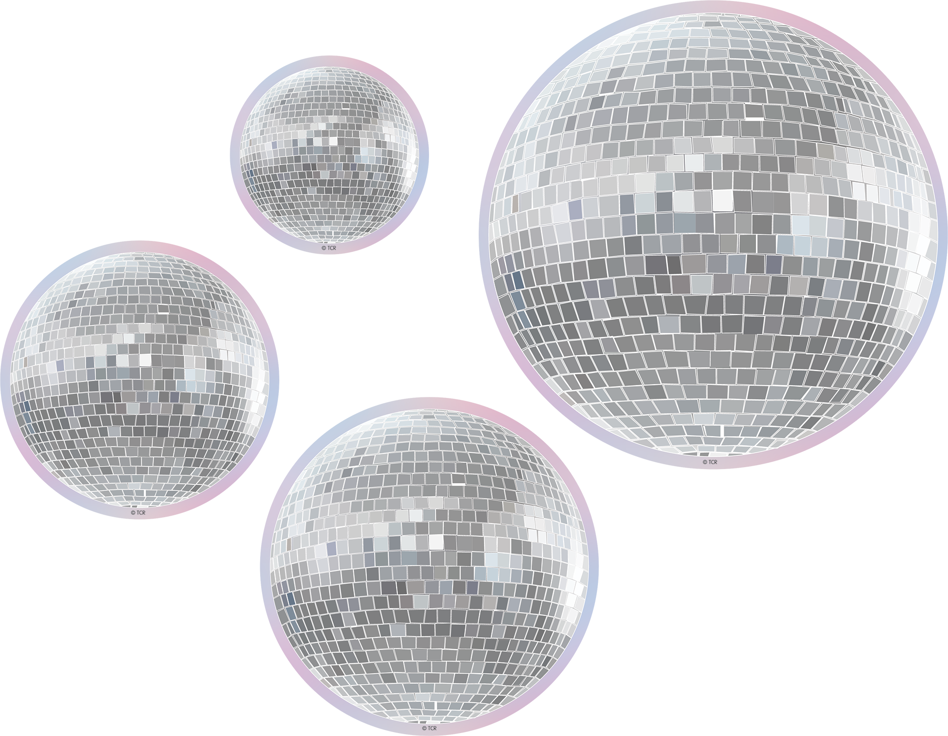 Disco Balls Accents - Assorted Sizes