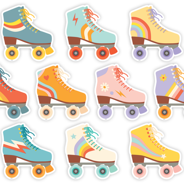Roller Disco Skates Accents
