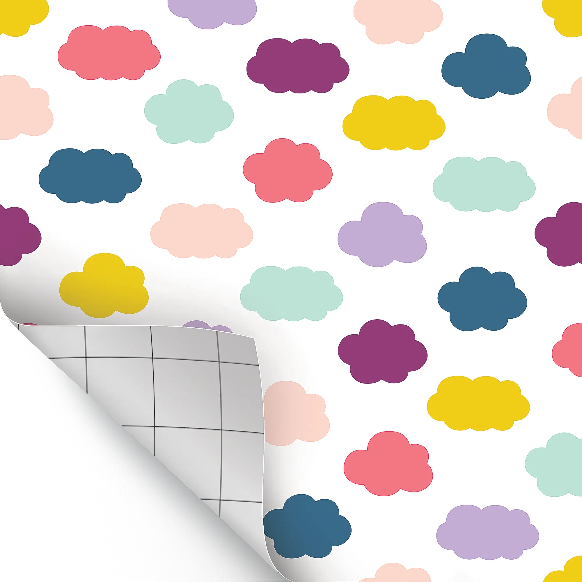 Oh Happy Day Clouds Peel and Stick Decorative Paper