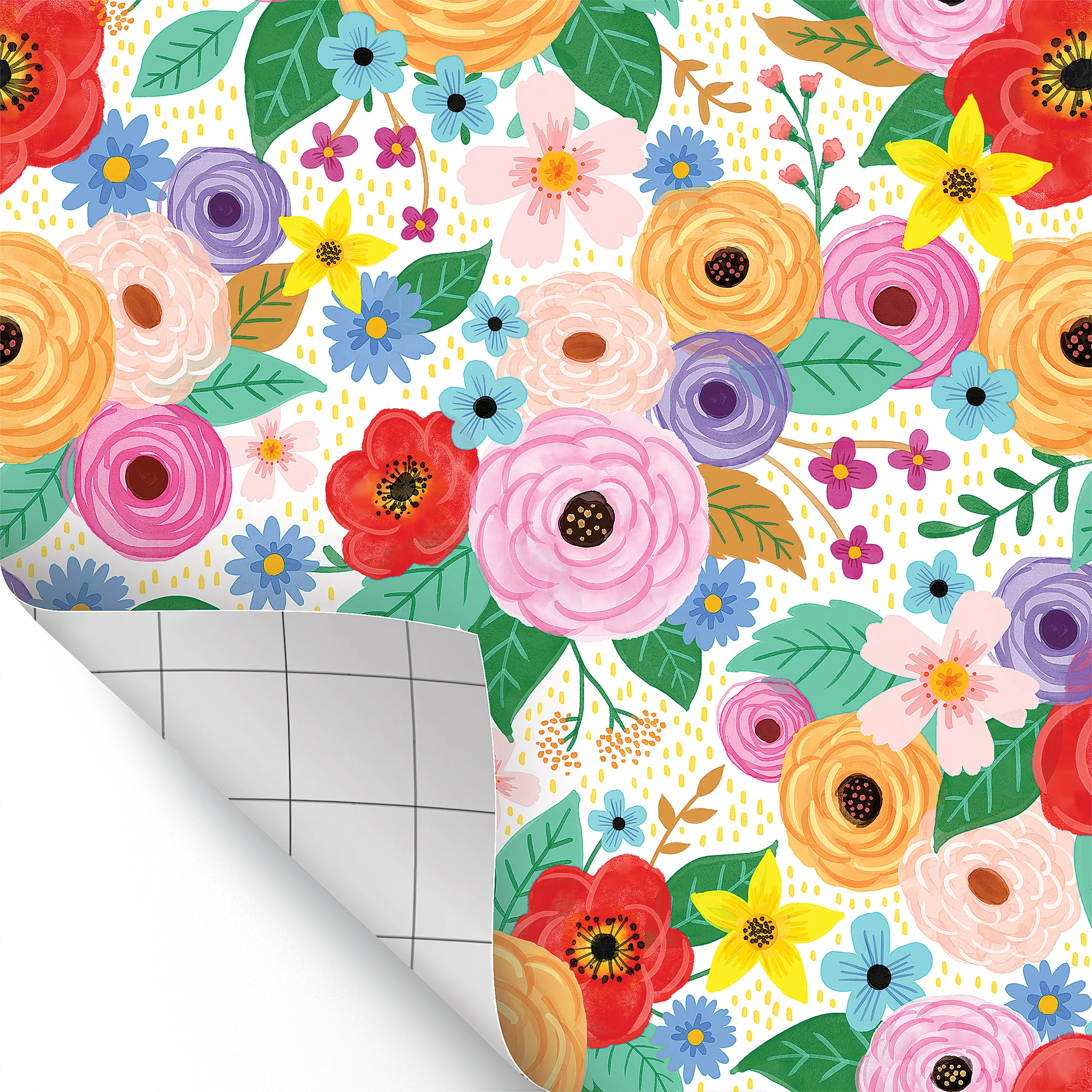 Wildflowers Peel and Stick Decorative Paper