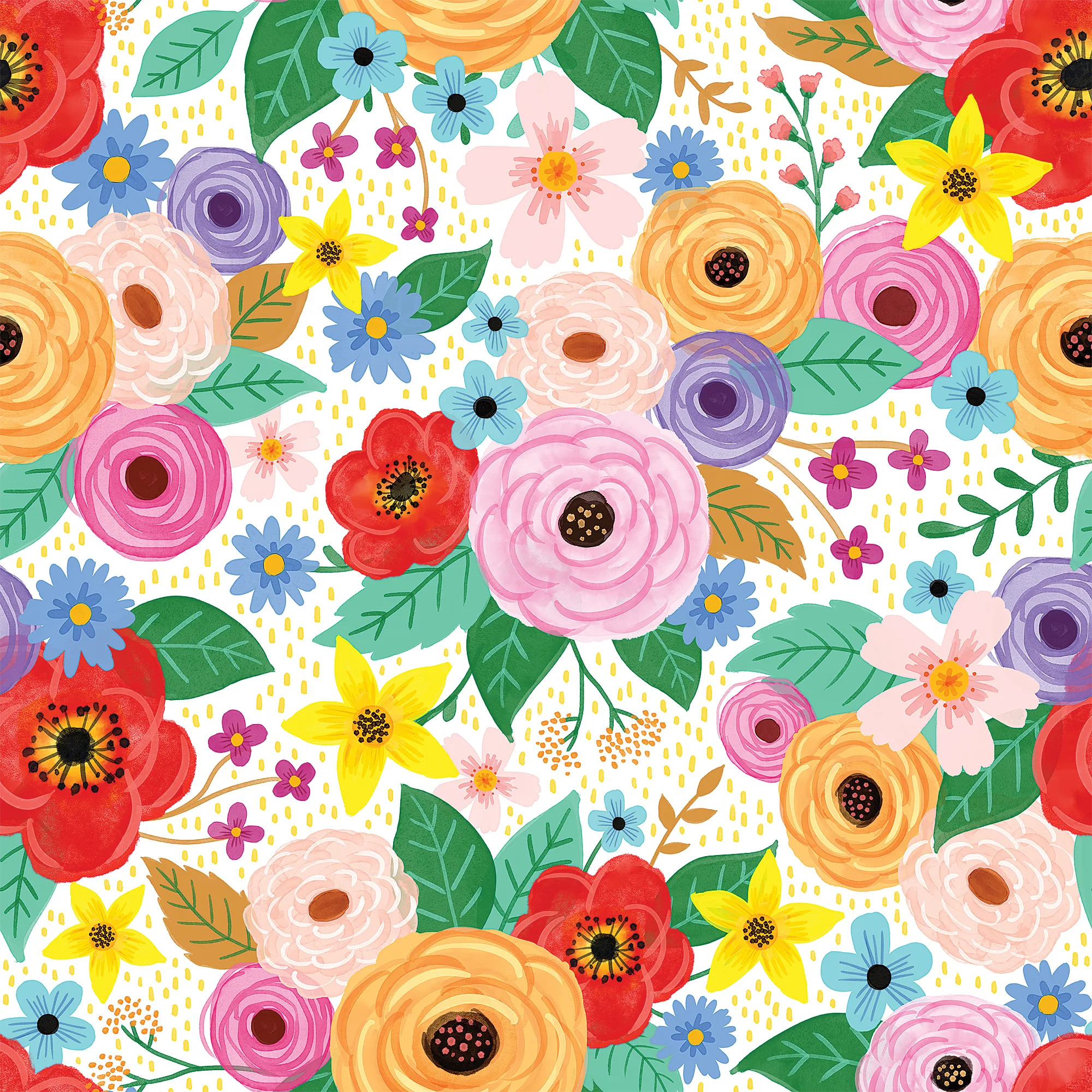 Wildflowers Peel and Stick Decorative Paper - Image 2