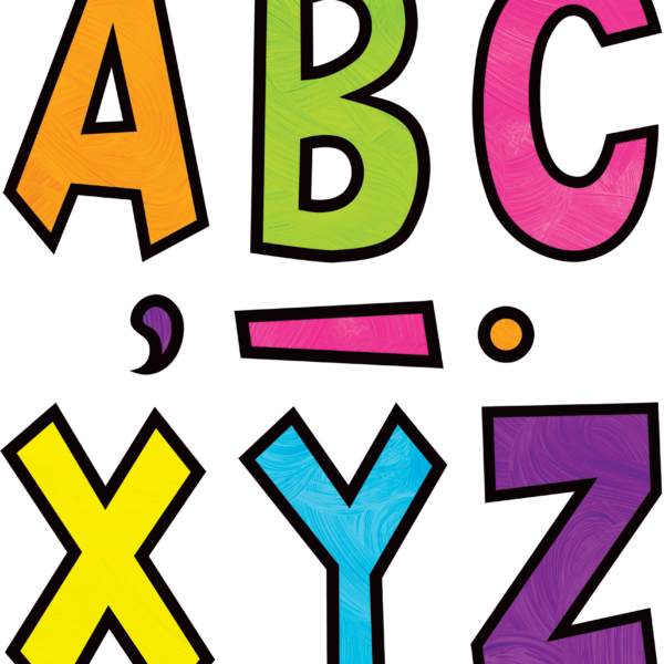 Brights 4Ever 7" Fun Font Letters