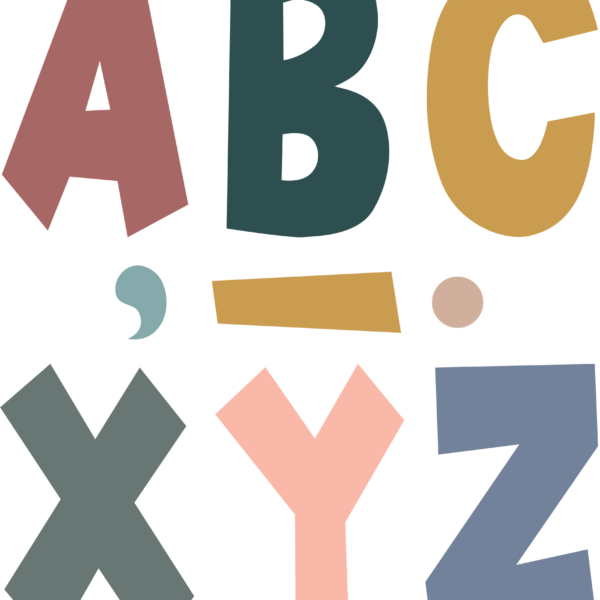 Wonderfully Wild 7" Fun Font Letters
