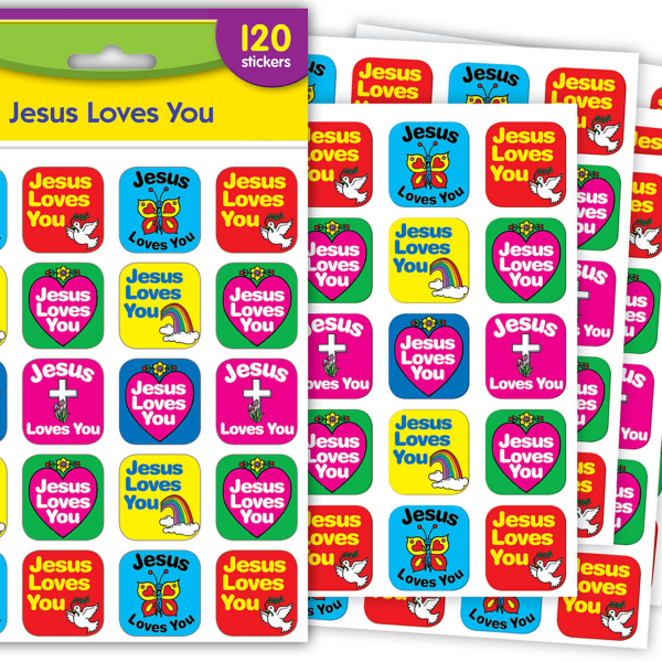 Jesus Loves You Stickers