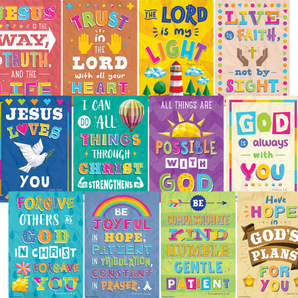 Bible Verses Small Poster Pack