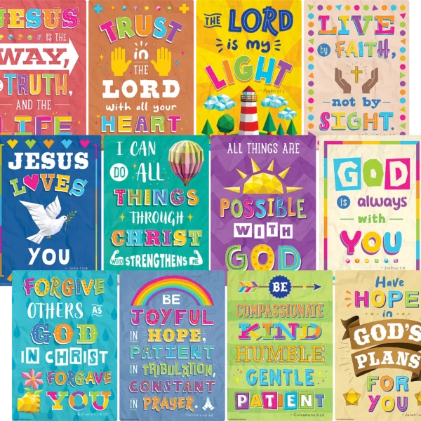 Bible Verses Small Poster Pack