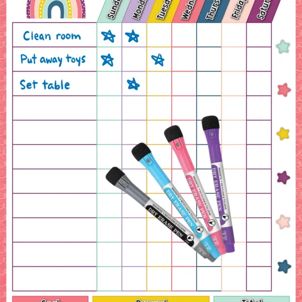 Oh Happy Day Dry-Erase Magnetic Reward Chart